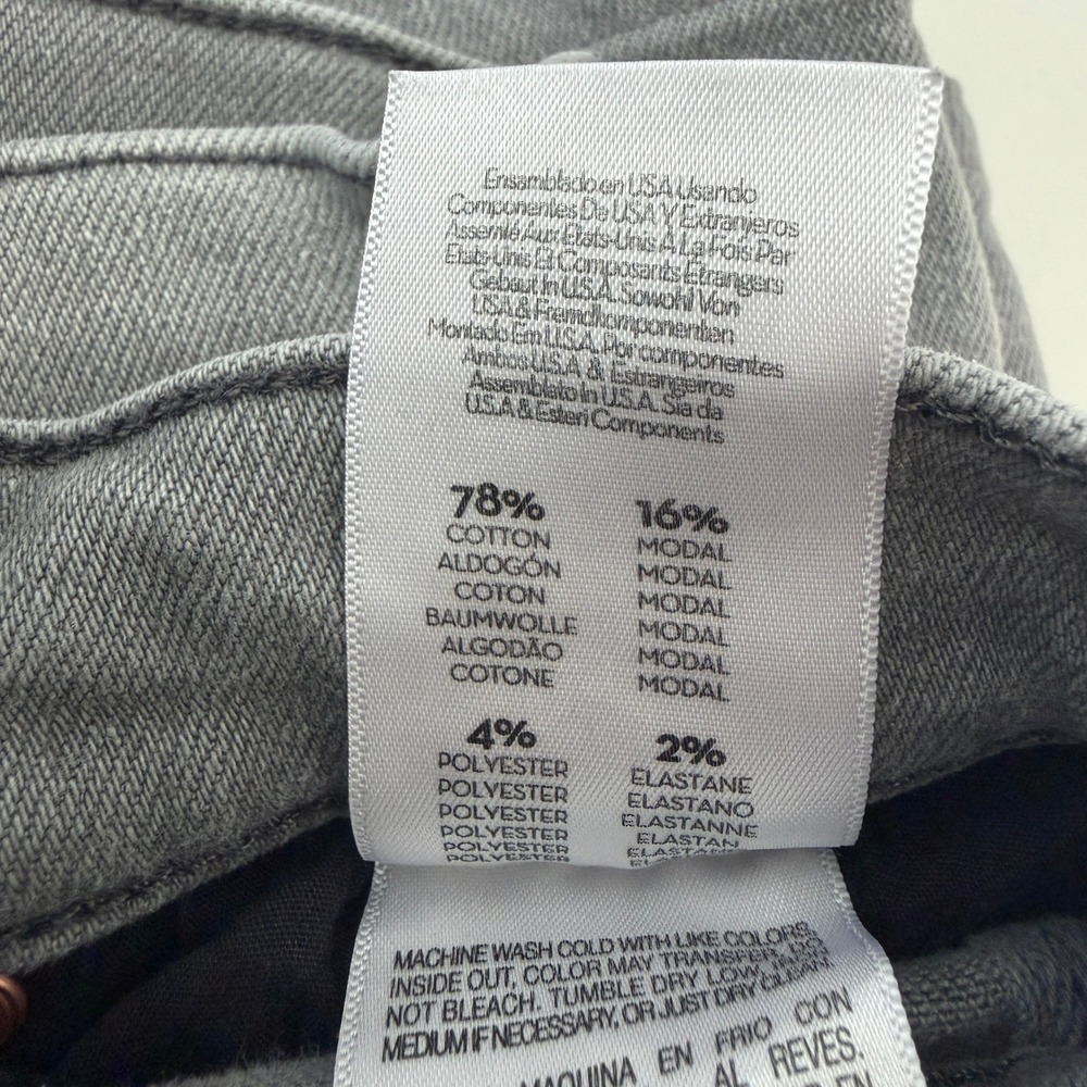 MOTHER Jeans Women 27 Gray The Dodger Flood Wide Leg in Noted - Picture 13 of 13